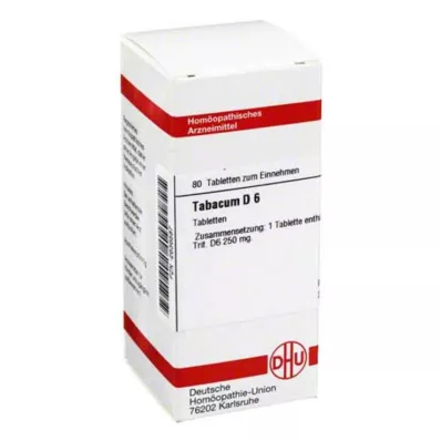 TABACUM D 6 comprimés, 80 pcs TABACUM D 6 comprimés, 80 pcs