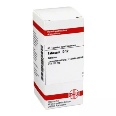 TABACUM D 12 comprimés, 80 pcs