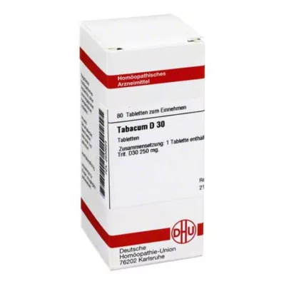 TABACUM D 30 comprimés, 80 pièces