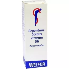 ARGENTUM CORPUS VITREUM D 6 gouttes pour les yeux, 10 ml