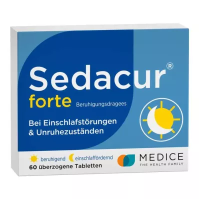 SEDACUR forte comprimés calmants, 60 pcs SEDACUR forte comprimés calmants, 60 pcs