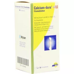 CALCIUM DURA Comprimés pelliculés de vitamine D3, 50 pcs