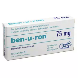 BEN-U-RON Suppositoires 75 mg, 10 pcs