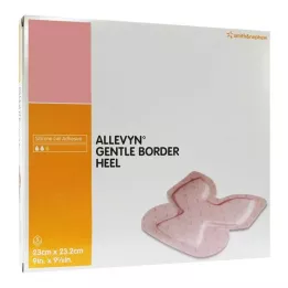 ALLEVYN Pansement en mousse pour talons Gentle Border, 5 pièces