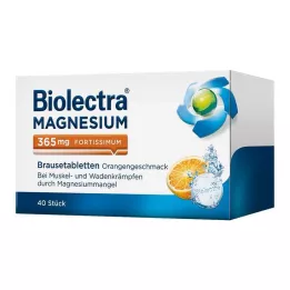 BIOLECTRA Magnésium 365 mg fortissimum Orange, 40 pcs