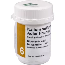 BIOCHEMIE Adler 6 Potassium Sulfuricum D 6 comprimés, 400 pc