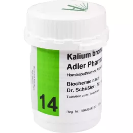 BIOCHEMIE Adler 14 Potassium bromatum d 12 comprimés, 400 pc