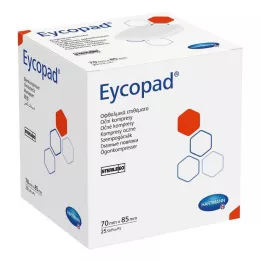 EYCOPAD Compresses oculaires stériles 70x85 mm, 25 pcs