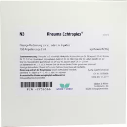 RHEUMA ECHTROPLEX Solution dinjection, 100x2 ml