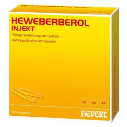 HEWEBERBEROL Injecte des ampoules, 100 pc