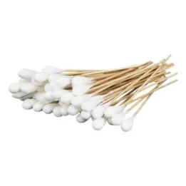 Cotons-tiges avec tête en coton de 15 cm de large, 50 pièces