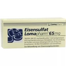 EISENSULFAT Lomapharm 65 mg Tab., 50 pc
