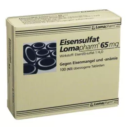 EISENSULFAT Comprimés enrobés de Lomapharm 65 mg, 100 pcs