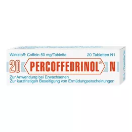 PERCOFFEDRINOL Comprimés de N 50 mg, 20 pièces