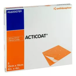ACTICOAT Pansement antimicrobien 10x10 cm, 5 pièces