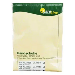 Gants en fil de coton grands, 2 pc