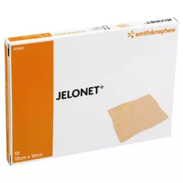JELONET Gaze de paraffine 10x10 cm stérile, 10 pièces