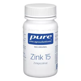 PURE ENCAPSULATIONS Zinc 15 Capsules de picolinate de zinc, 60 pcs