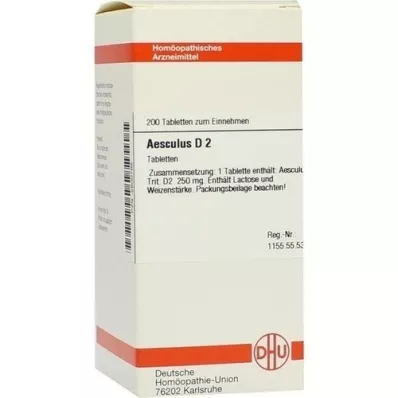AESCULUS D 2 Tablettes, 200 pc