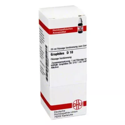GRAPHITES Dilution D 10, 20 ml GRAPHITES Dilution D 10, 20 ml