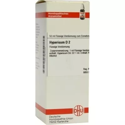 HYPERICUM D 2 Dilution, 50 ml HYPERICUM D 2 Dilution, 50 ml