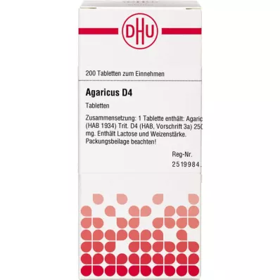 AGARICUS d 4 comprimés, 200 pc AGARICUS d 4 comprimés, 200 pc