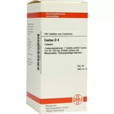 CACTUS d 4 comprimés, 200 pc