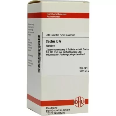 CACTUS d 6 comprimés, 200 pc