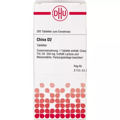 CHINA D 2 Tablettes, 200 pc