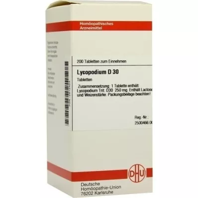 Lycopodium D30, 200 pc Lycopodium D30, 200 pc