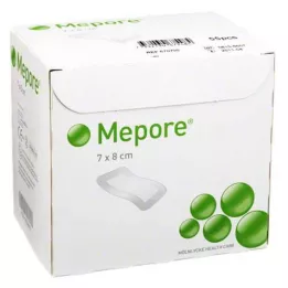 MEPORE Pansement stérile 7x8 cm, 55 pcs