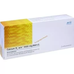 CALCIUM D3 ACIS 1000 mg / 880, cest-à-dire les comprimés de cavalier, 40 pc