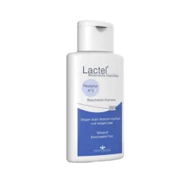 Lactel N°3 shampooing au soufre bio contre cuir chevelu très gras, 200 ml