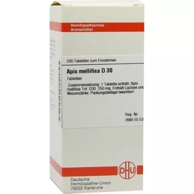 APIS MELLIFICA D 30 comprimés, 200 pc