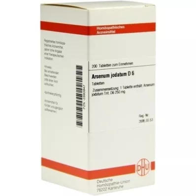 Arsenum Jodat D 6, 200 pc Arsenum Jodat D 6, 200 pc