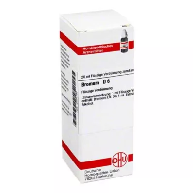 BROMUM Dilution D 6, 20 ml