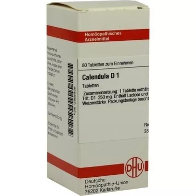 CALENDULA D 1 comprimés, 80 pc