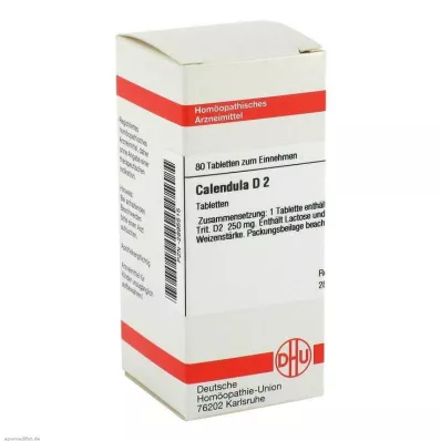 CALENDULA D 2 comprimés, 80 pcs