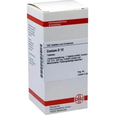 CONIUM D 12 comprimés, 200 pc