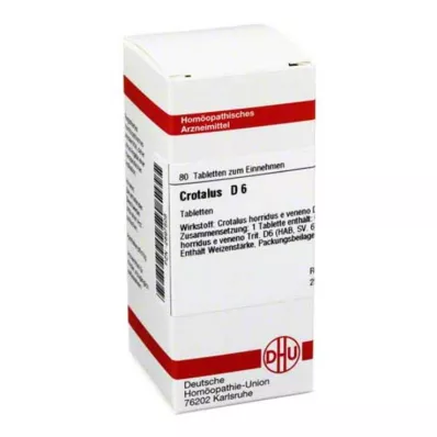CROTALUS D 6 comprimés, 80 pcs