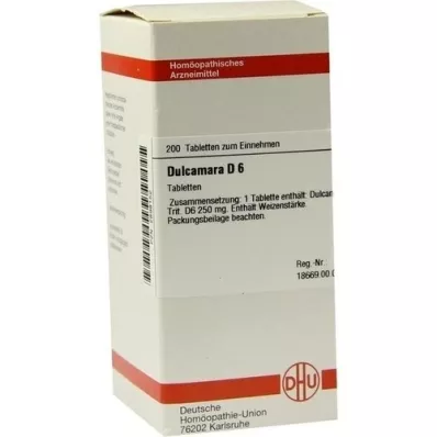 DULCAMARA d 6 comprimés, 200 pc
