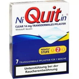 NIQUITIN Effacer la chaussée transdermique 14 mg, 7 pc