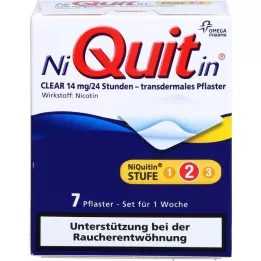 NIQUITIN Effacer la chaussée transdermique 14 mg, 7 pc