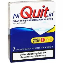 NIQUITIN Effacer 21 mg Transdermal Pavement, 7 pc