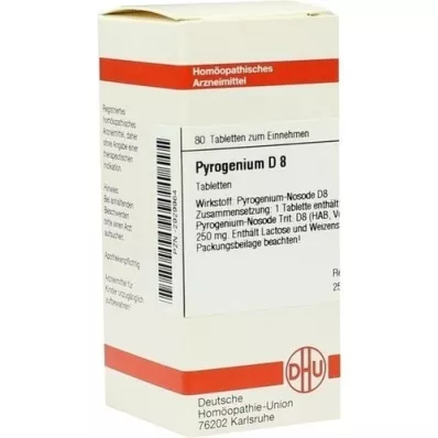 Pyrogénium D 8, 80 pc Pyrogénium D 8, 80 pc