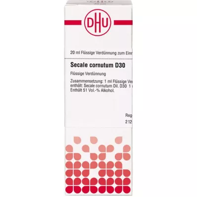 SECALE CORNUTUM Dilution D 30, 20 ml SECALE CORNUTUM Dilution D 30, 20 ml