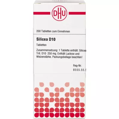 SILICEA D 10 comprimés, 200 pc