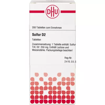 SULFUR D 2 Tablettes, 200 pc