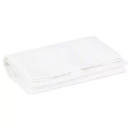 LÄTZCHEN Erw.Foil/Terry blanc avec sac de collecte, 1 pièce