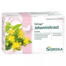 SIDROGA Sachets filtres à thé au millepertuis, 20 x 1,75 g